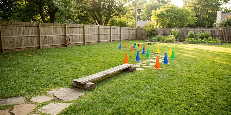 backyard obstacle course for kids