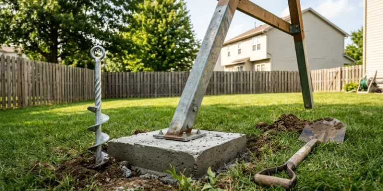 concrete footings vs ground anchors