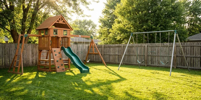 costco walmart home depot swing sets