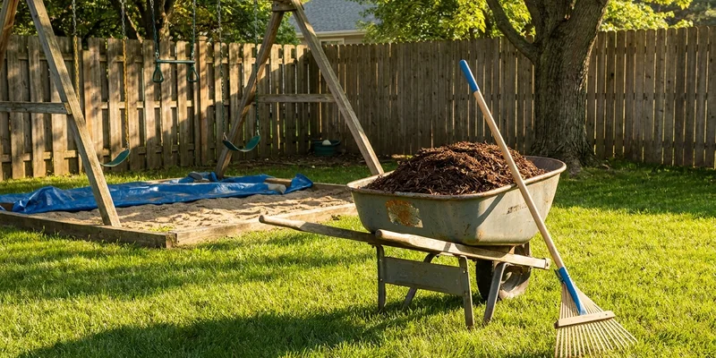 install playground mulch