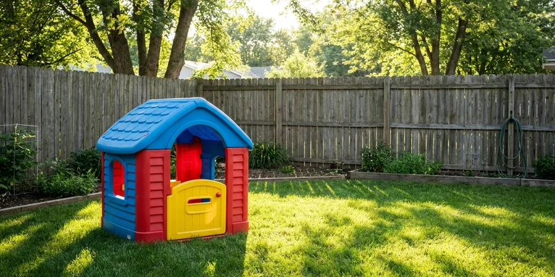 outdoor playhouse for toddlers
