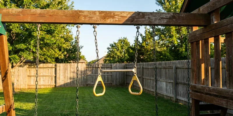 trapeze bar for swing set